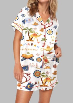 Ramadan Kareem Eid Mubarak Pajama Set For Women