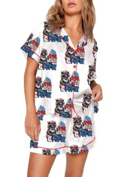 Red White And Feral USA Pajama Set
