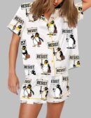 Resist Penguin Activism Anti Pajama Set