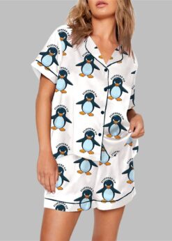 Resist Penguin Activism Flippers Up Pajama Set