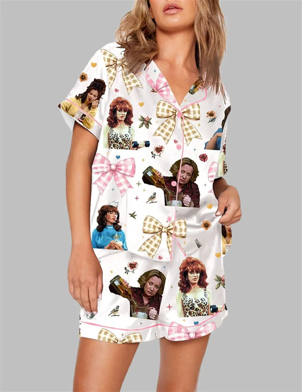 Retro 90's Mom Vibes Pajama Set