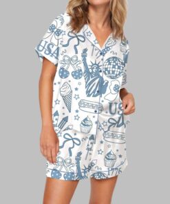 Retro America Coquette Pajama Set