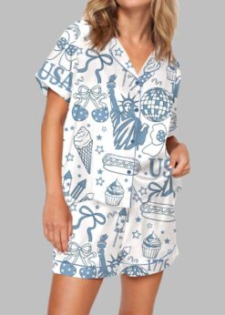 Retro America Coquette Pajama Set