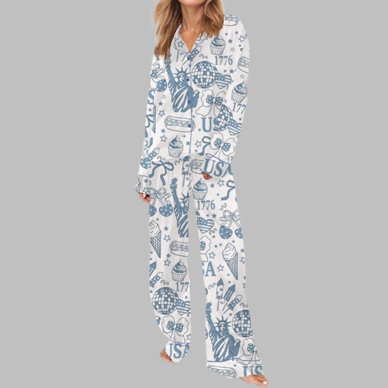 Retro America Coquette Pajama Set - Image 2