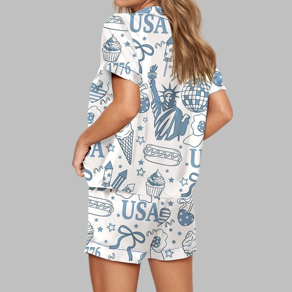 Retro America Coquette Pajama Set - Image 3