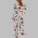 Retro Baseball Game Day Pajama Set For Women