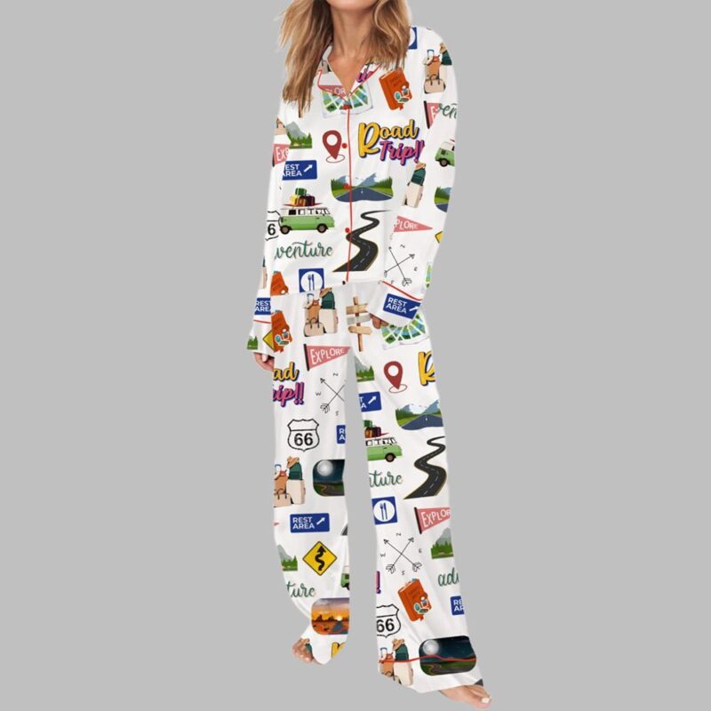 Road Trip Pajama Set For Women - Image 2