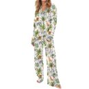 Safari Animal Satin Pajama Set For Women