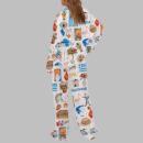 Santorini Greece Travel Pajama Set