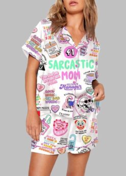 Sarcastic Mom Pajama Set
