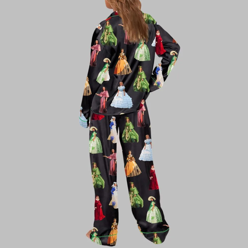 Scarlett Vintage Pajama Set For Women - Image 3
