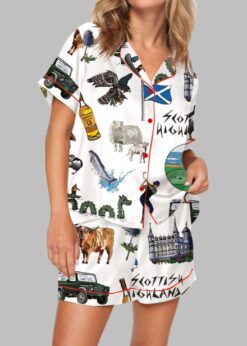 Scottish Highlands Travel Pajama Set