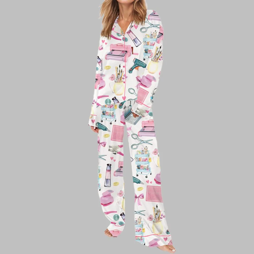 Scrapbook Girl Pajama Set For Women - Image 3