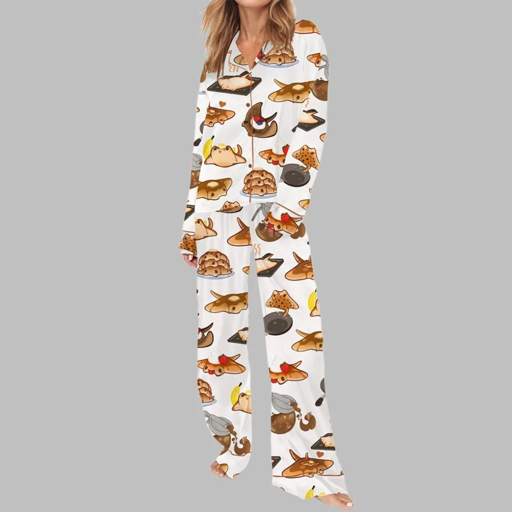 Sea Pancakes Pajama Set For Women - Image 2