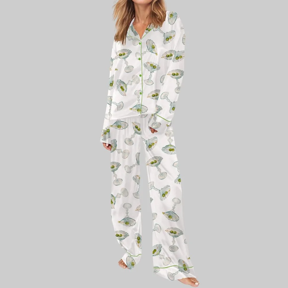 Seashell Martini Pajama Set For Women - Image 3