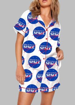 Send Elon To Space Pajama Set