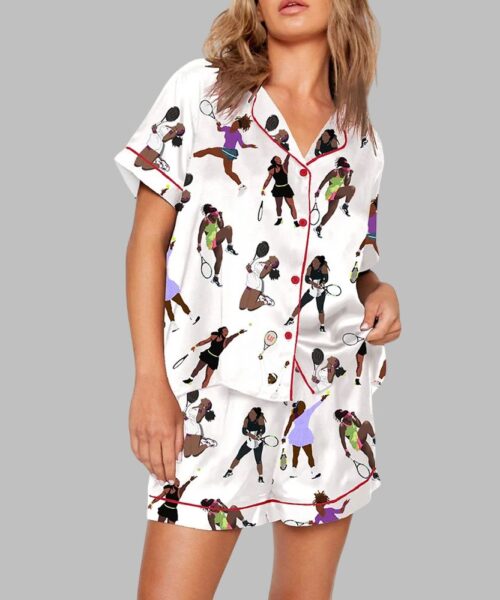 Serena Williams Tennis Super Bowl Pajama Set