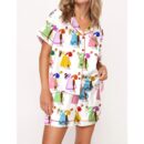 Seven Brides For Seven Brothers Satin Pajama Set For Women