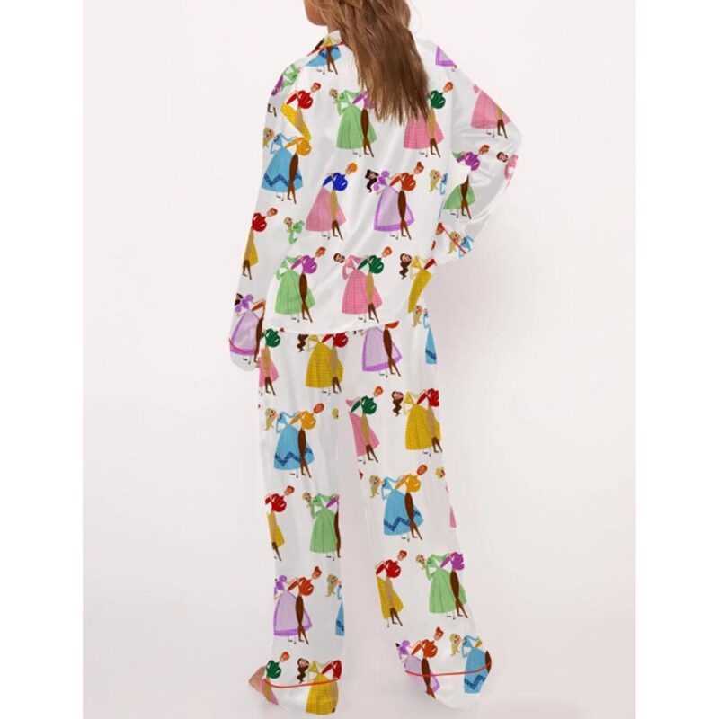 Seven Brides For Seven Brothers Satin Pajama Set For Women - Image 3