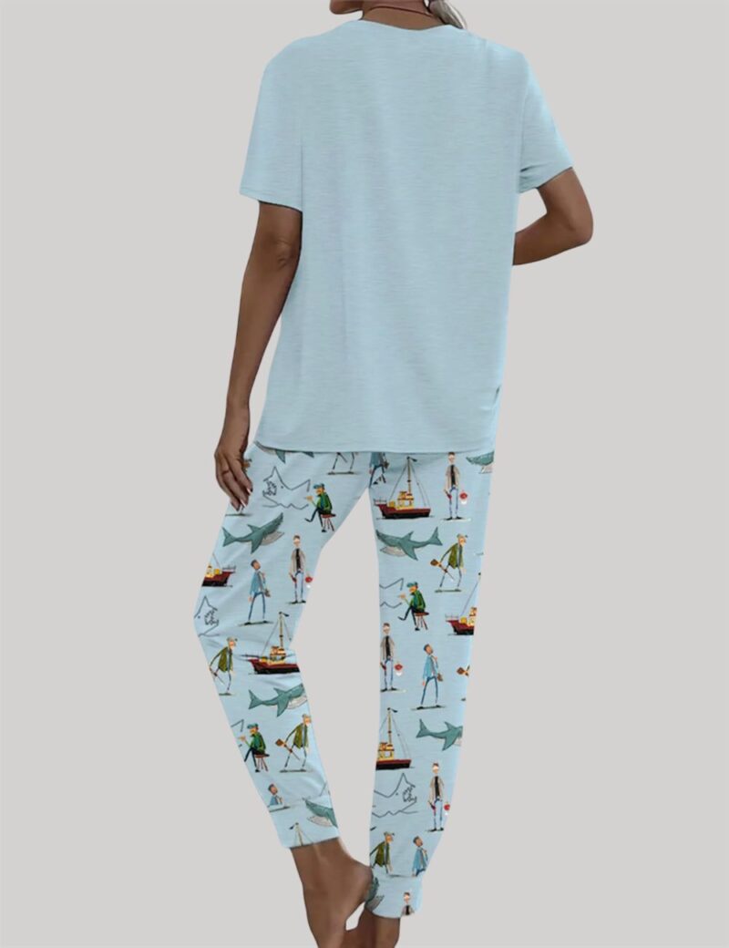 Shark Casual Pajama Set For Women - Image 2