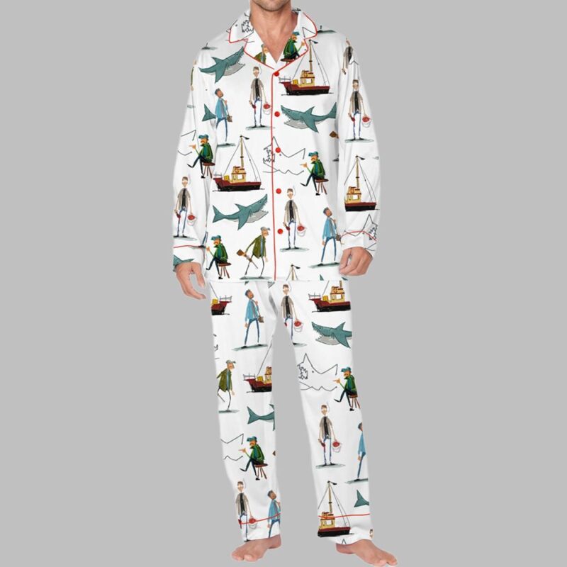 Shark Pajama Set For Men - Image 2