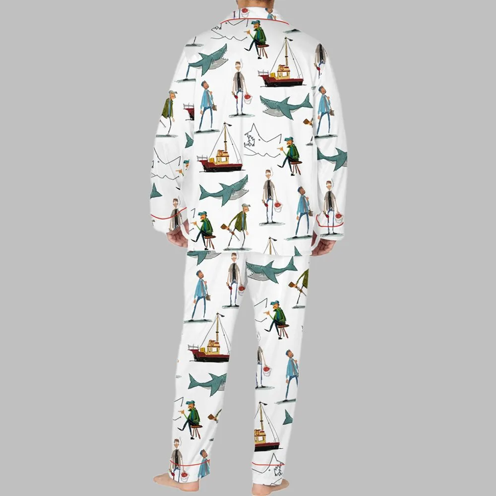 Shark Pajama Set For Men - Image 3