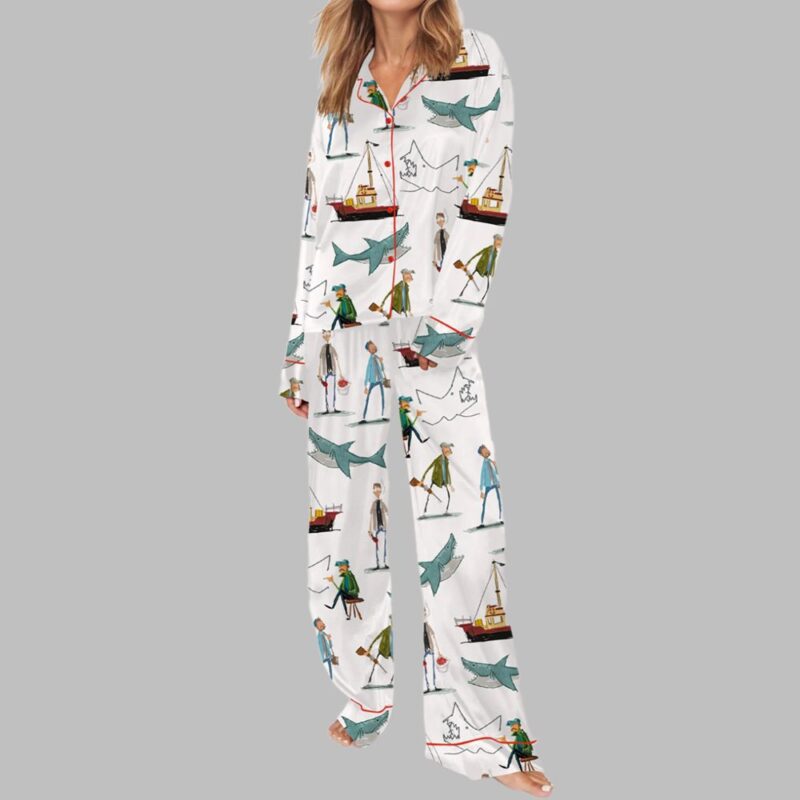 Shark Pajama Set For Women - Image 3