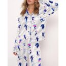 Ski Lover Satin Pajama Set For Women