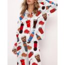 Soda Lover Satin Pajama Set For Women