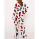 Soda Lover Satin Pajama Set For Women