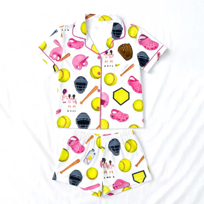 Softball Theme Pajama Set - Image 2