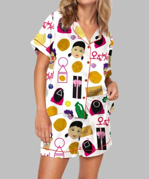 Squid Play Pajama Set For Women