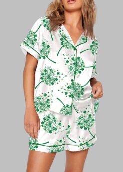 St Patricks Day Dandelion Pajama Set