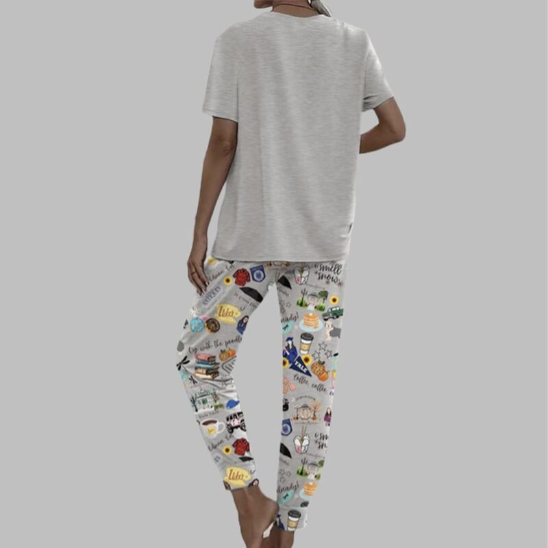 Stars Hollow Casual Pajama Set For Women - Image 2