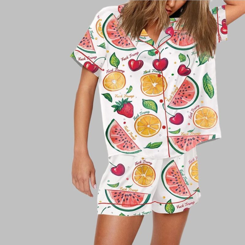 Summer Fruit FDT Print Pajama Set - Image 2