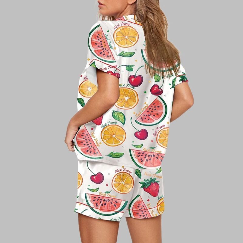 Summer Fruit FDT Print Pajama Set - Image 3