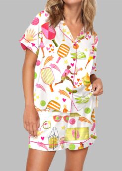 Summer Pickleball Pajama Set