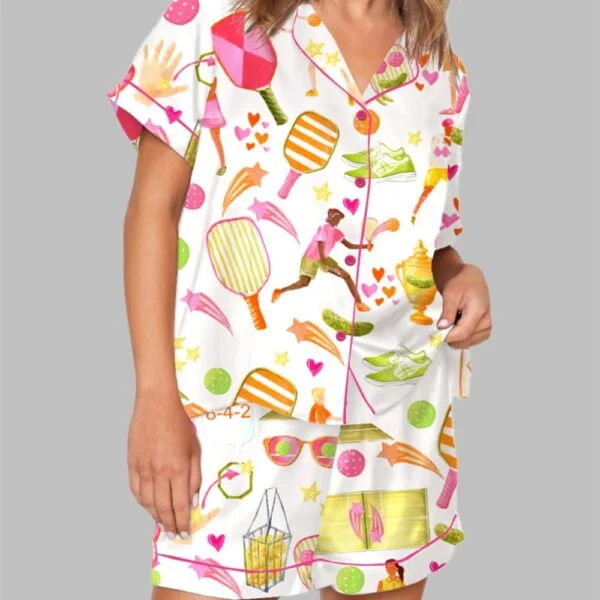 Summer Pickleball Pajama Set