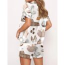 Take Me To Italy Satin Pajama Set For Women