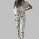 Take Me To The Mountains Gras Casual Pajama Set For Women