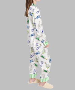 Tequila Bottles Art Pajama Set For Women