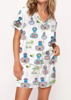 Tequila Satin Pajama Set For Women