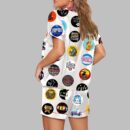 The Musical Inspired Tour Print Pajama Set