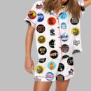 The Musical Inspired Tour Print Pajama Set