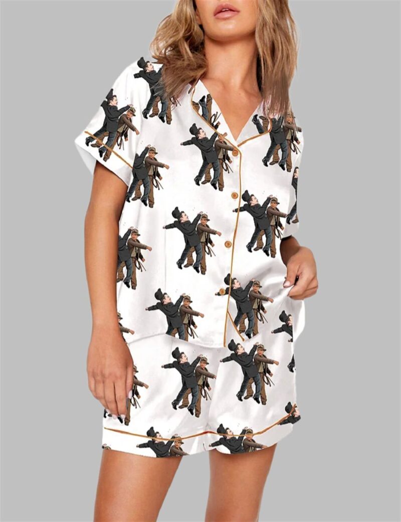 The Punch Print Pajama Set