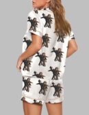 The Punch Print Pajama Set
