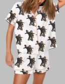 The Punch Print Pajama Set
