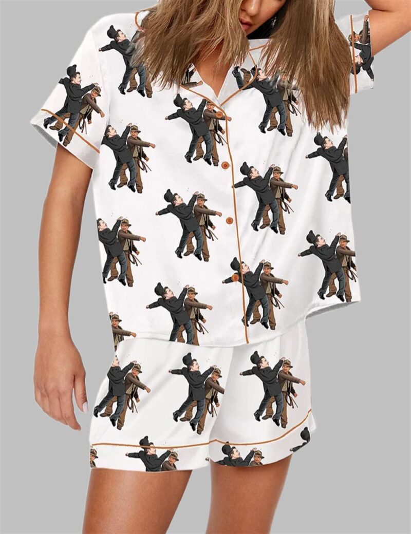 The Punch Print Pajama Set - Image 3