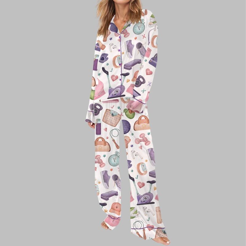 Fitness Girl Pajama Set For Women - Image 3