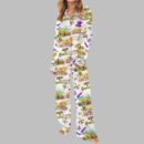 Throw Me Something Mister Mardi Gras Pajama Set For Women